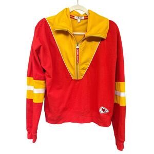 Wear Erin Andrews Kansas City Chiefs Quarter Zip Super Bowl Kelce Swift Football